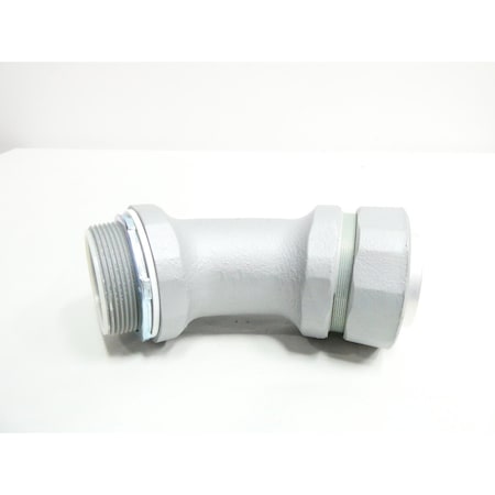 Appleton Electric Conduit Fitting Connector, Liquid-Tight, Steel, Electro Zinc Plated STB-45300L